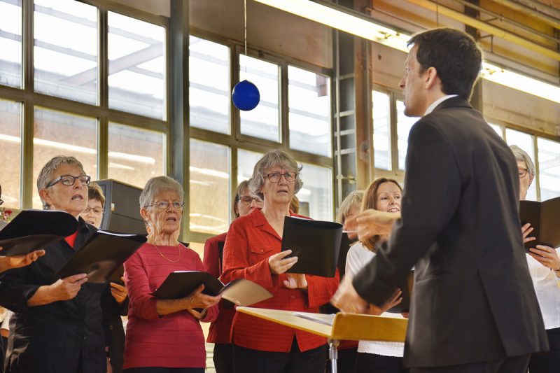Der Kirchenchor Ballwil singt wunderbare Lieder in der Gwärbbeiz
